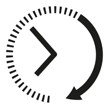 Clock Icon Black And White Clock Arrows