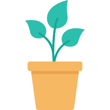 Plant Pot Dinosoft Flat Icon