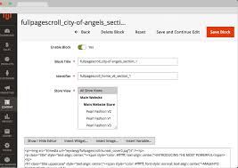 magento 2 full page scroll extension