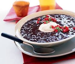 black bean soup with chipotle chiles