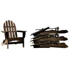 Outdoor Durogreen Recycled Plastic The Adirondack Chair Chocolate