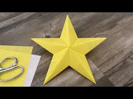 3d Paper Star Paper Craft Ideas