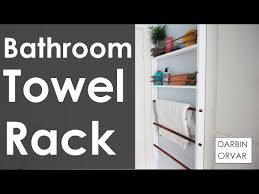 Diy Bathroom Towel Rack
