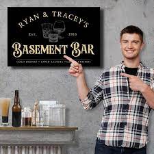 Basement Bar Sign For Home Bar