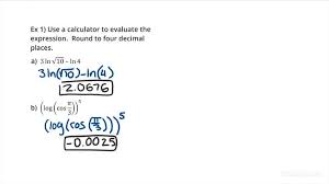 Common Logarithmic Expressions