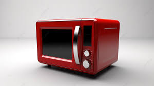 Red Microwave Icon In Monochrome And