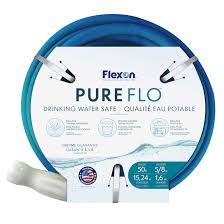 Flexon Pureflo Blue Vinyl Garden Hose 50 Ft X 5 8 In Drinking Water Safe Pf5850