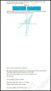 Graph Of Th Pair Of Linear Equation X Y