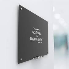 Frameless Glass Dry Erase Board