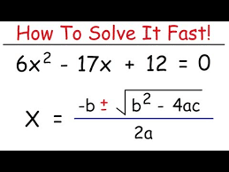 How To Solve Quadratic Equations Using