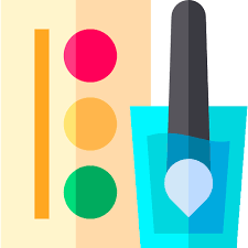 Watercolor Basic Straight Flat Icon