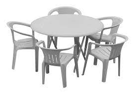 Plastic Table And Chairs White Plastic