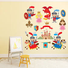 Dragon Knight Kings Castle Wall Sticker