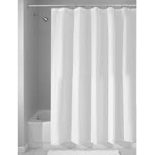 White Shower Curtains Hotel Bathroom