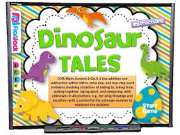 Dinosaur Tales Word Problems Smart