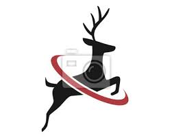 Silhouette Reindeer Deer Elk Stag Image