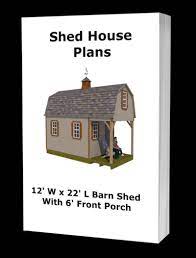 12x22 Barn Shed Plans