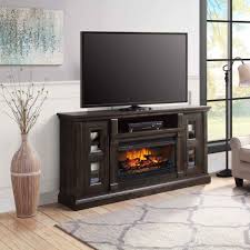 Crestwood 68in Mocha Brown Fireplace