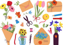 Flower Bouquet Icon Vector Images Over