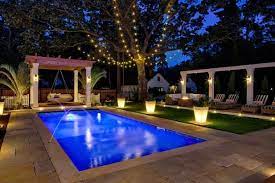 Swimming Pool Lights Backyard Pool