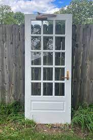 Antique Glass Lite French Interior Door