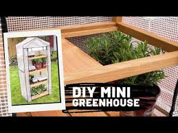 Diy Mini Greenhouse For Your Deck Or