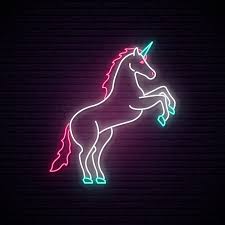 Premium Vector Unicorn Neon Sign