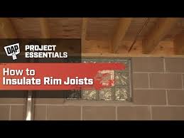 How To Insulate Rim Joists