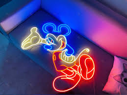 Neon Mouse Cartoon Neon Sign Mickey