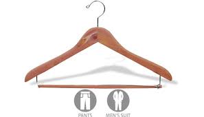 Set Of 50 Unfinished Cedar Suit Hanger