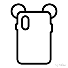 Display Protector Icon Outline Vector