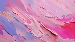 Pink Abstract Art Vibrant Acrylic Paint