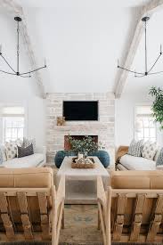 whitewashed wood ceiling beams design ideas