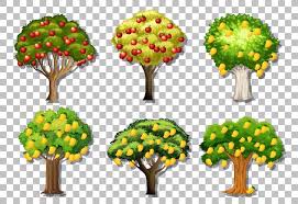 Fruit Tree Vectors Ilrations For