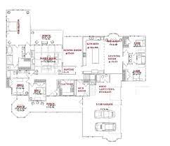 One Story 5 Bedroom House Plans