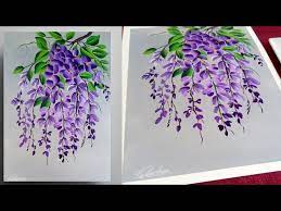 Easy Acrylic Painting Purple