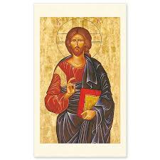 Christ The Teacher Icon Holy Card