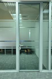 Hinged Office Aluminium Glass Door