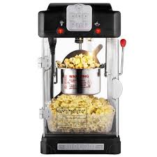 Black Countertop Popcorn Machine
