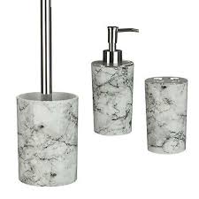 Grey Marble Effect Toothbrush Holder