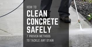 How To Clean Concrete Safely 7 Proven