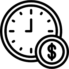 Wall Clock Money Time Coin Tools