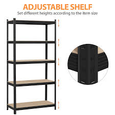 adjule steel storage shelf unit