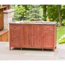 Leisure Season Buffet Server With Cooler Compartment