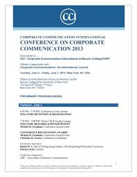 Conference On Corporate Communication 2016