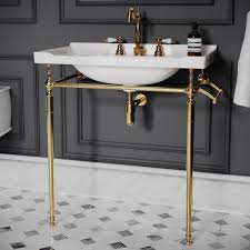 Bathroom Vanity Metal Vanity Brass
