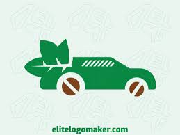 Green Car Logo