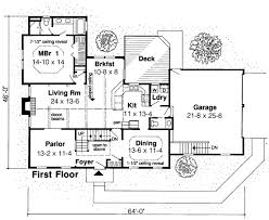 House Plan 20166 Saltbox Style With