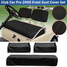 Rf 3pcs Club Golf Cart Seat Cover Pu