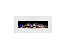 Middlesex White Electric Fireplace For